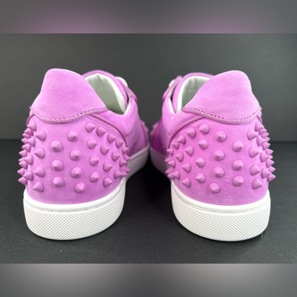 Christian Louboutin Vieira 2 Orlato Flat Bubble Gum Pink Women Sneakers EU 38 - Picture 6 of 13